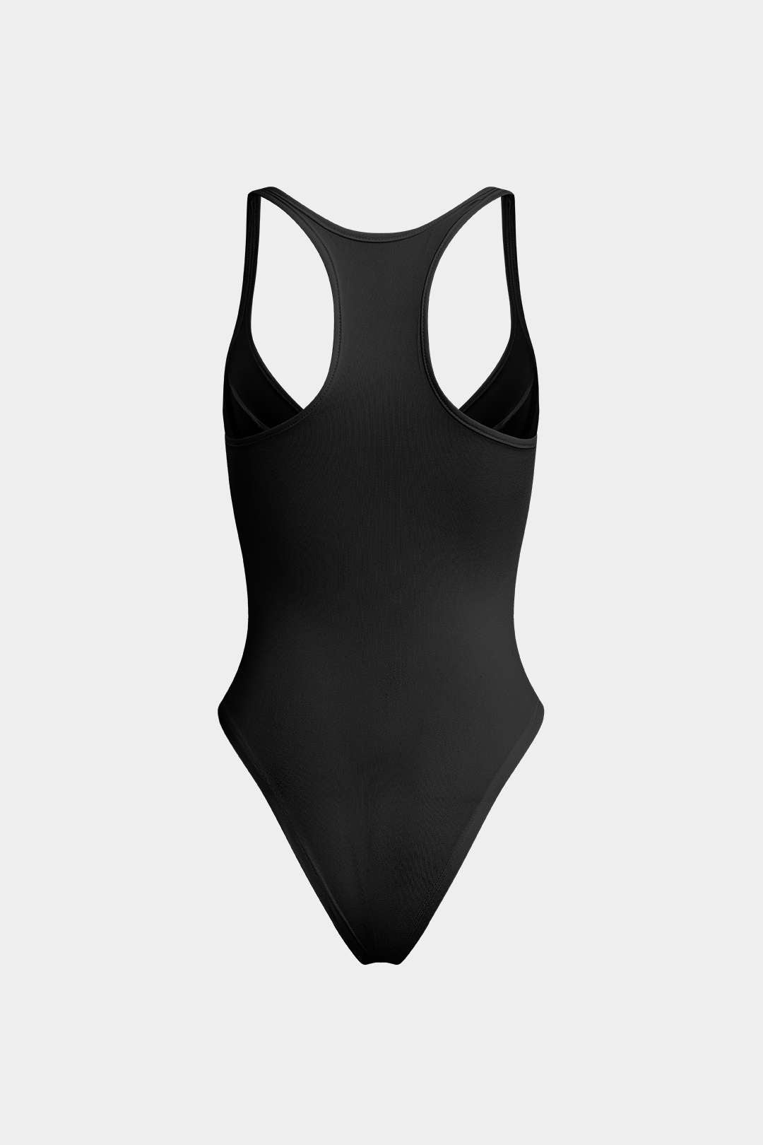 Basic Düz Derin V Yaka Bustier Bodysuit
