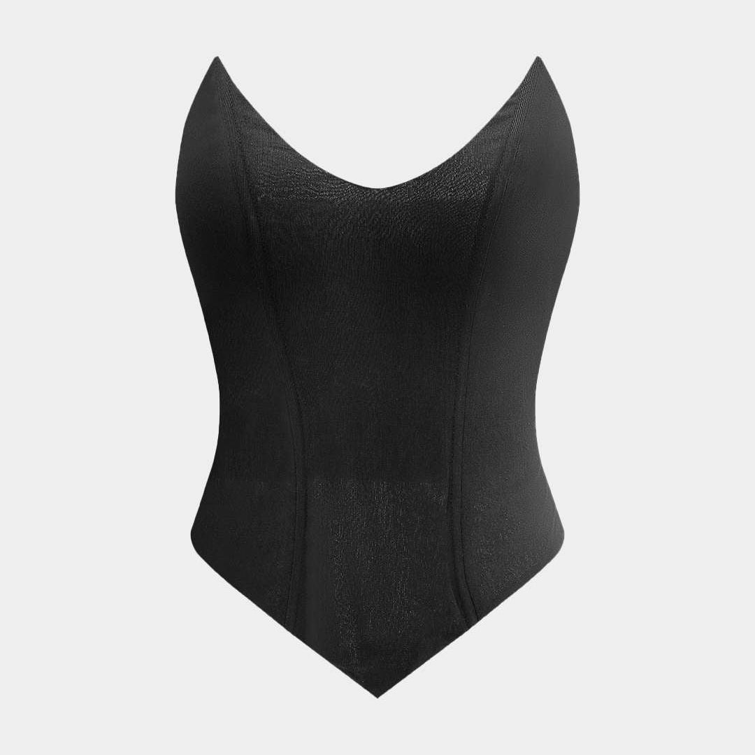 V Yaka Sıfır Kol Bluz