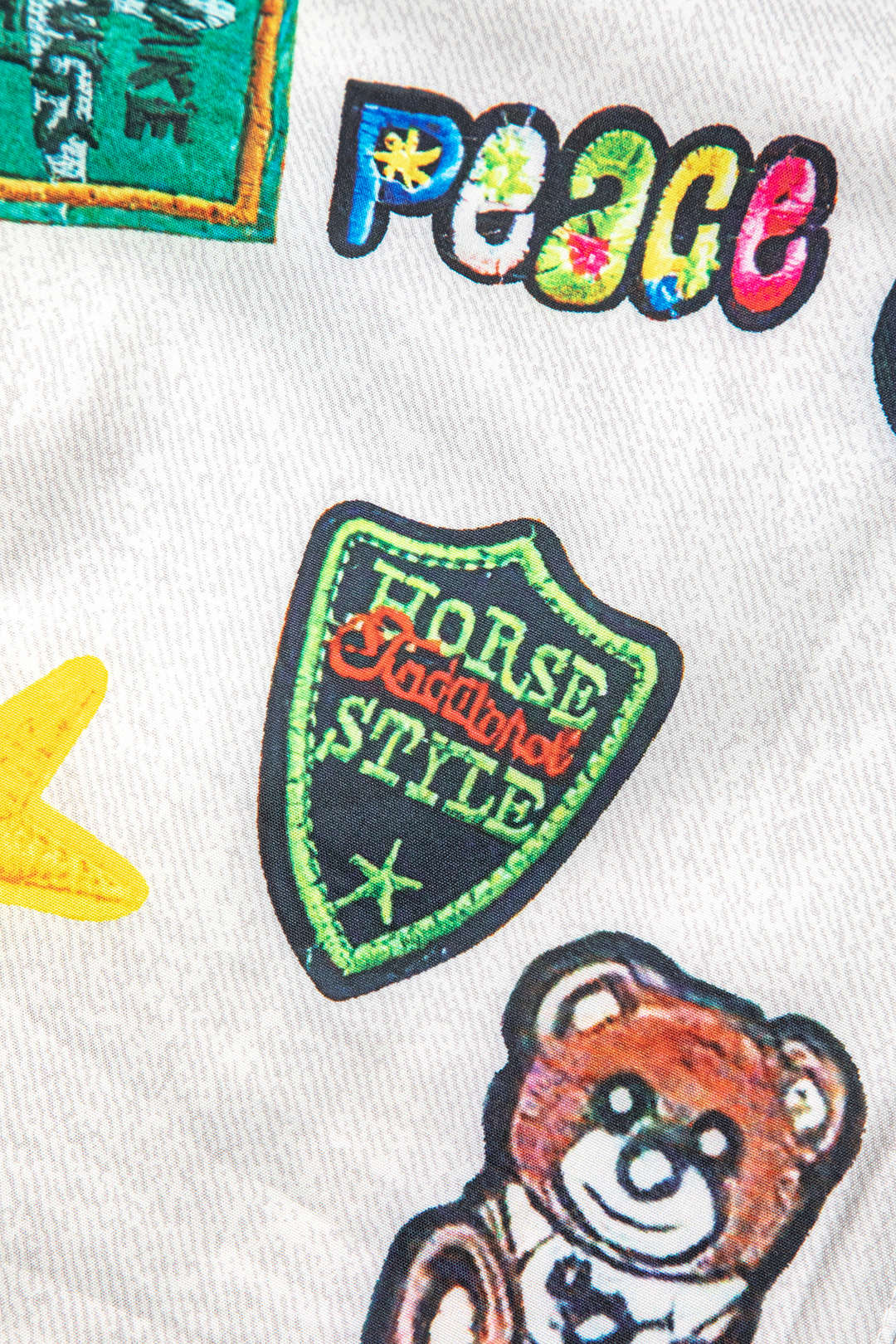 Baskılı Düğüm Ön Kısa Gömlek