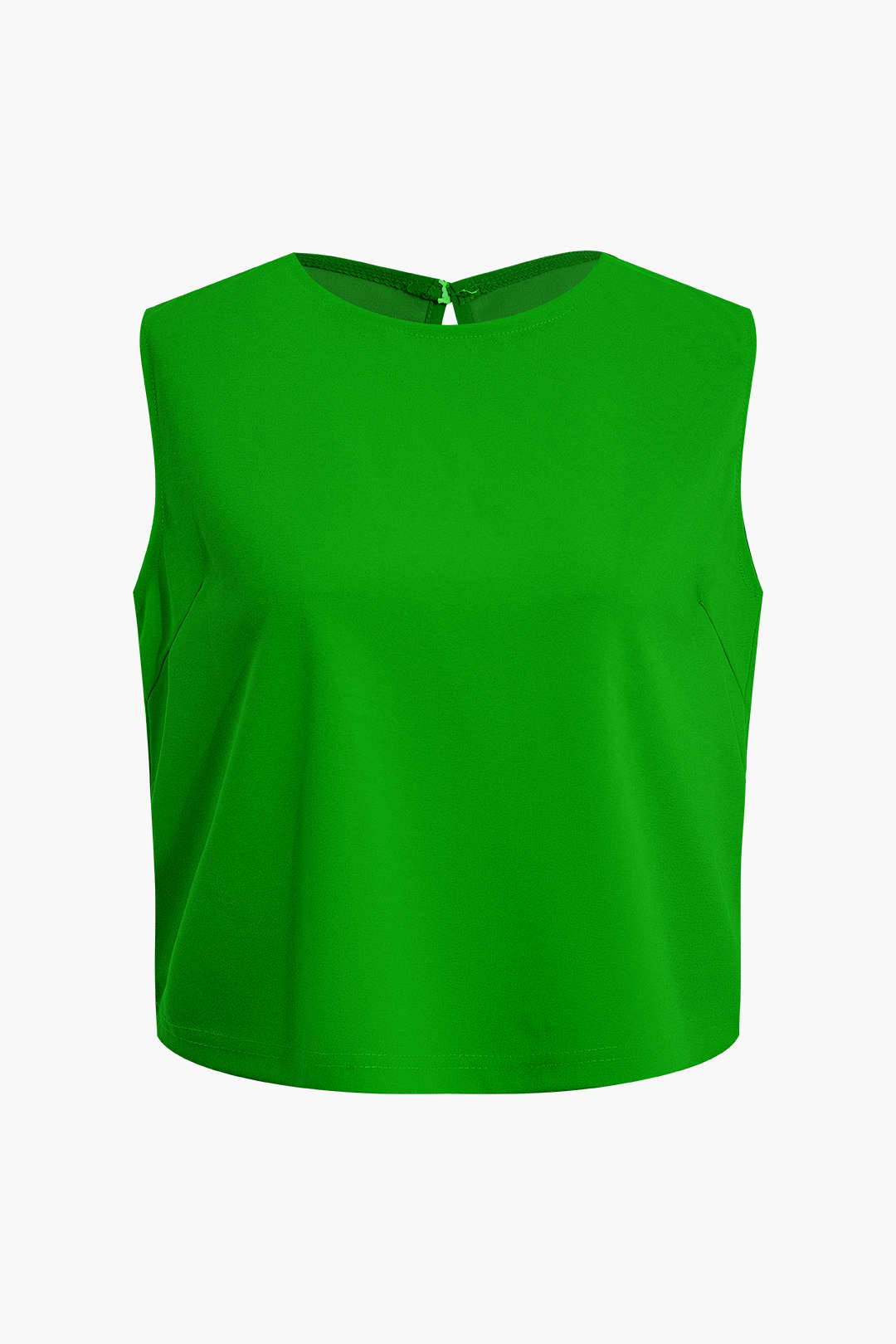 Basic Düz Kolsuz Bluz ve Düz Paça Pantolon Takımı