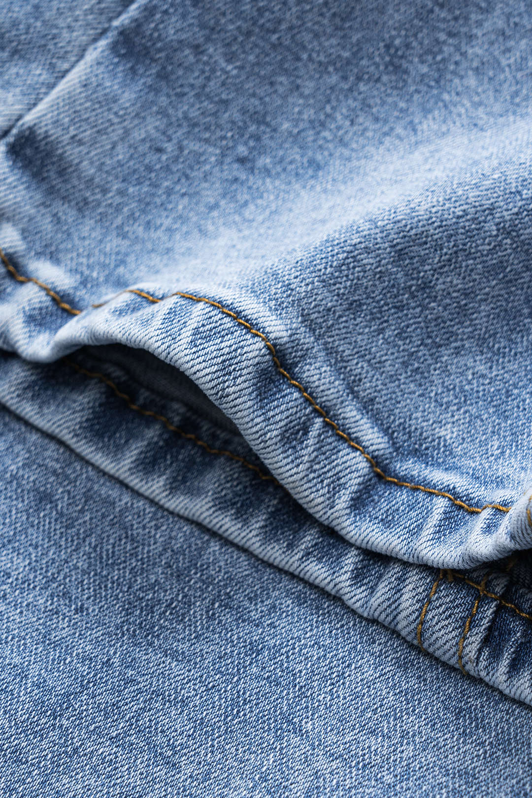Denim Buton Cepli Geniş Paça Barrel Kot Pantolon