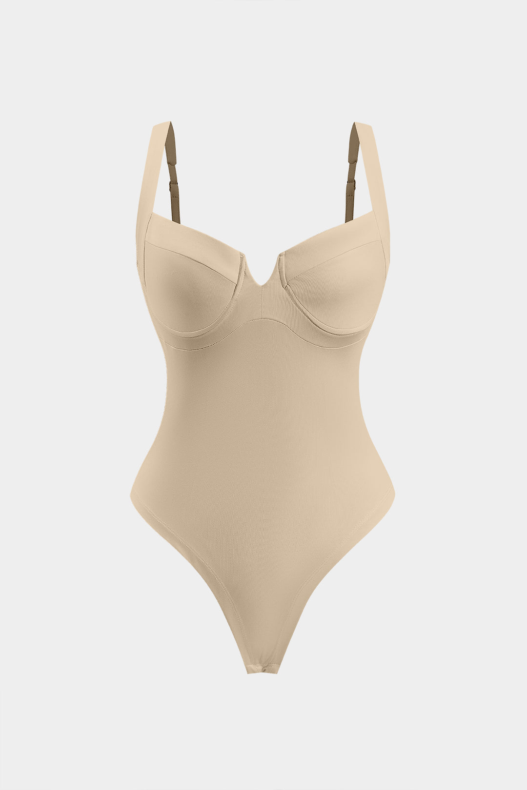 Düz Bustier Kolsuz Bodysuit