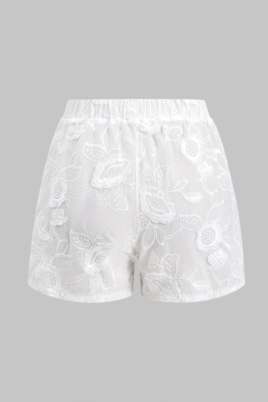 Nakış Düğme Uzun Kollu Gömlek Ve Şort Takımı