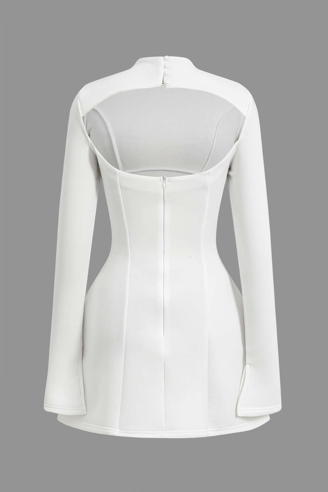 Sırt Dekolteli Mini Elbise