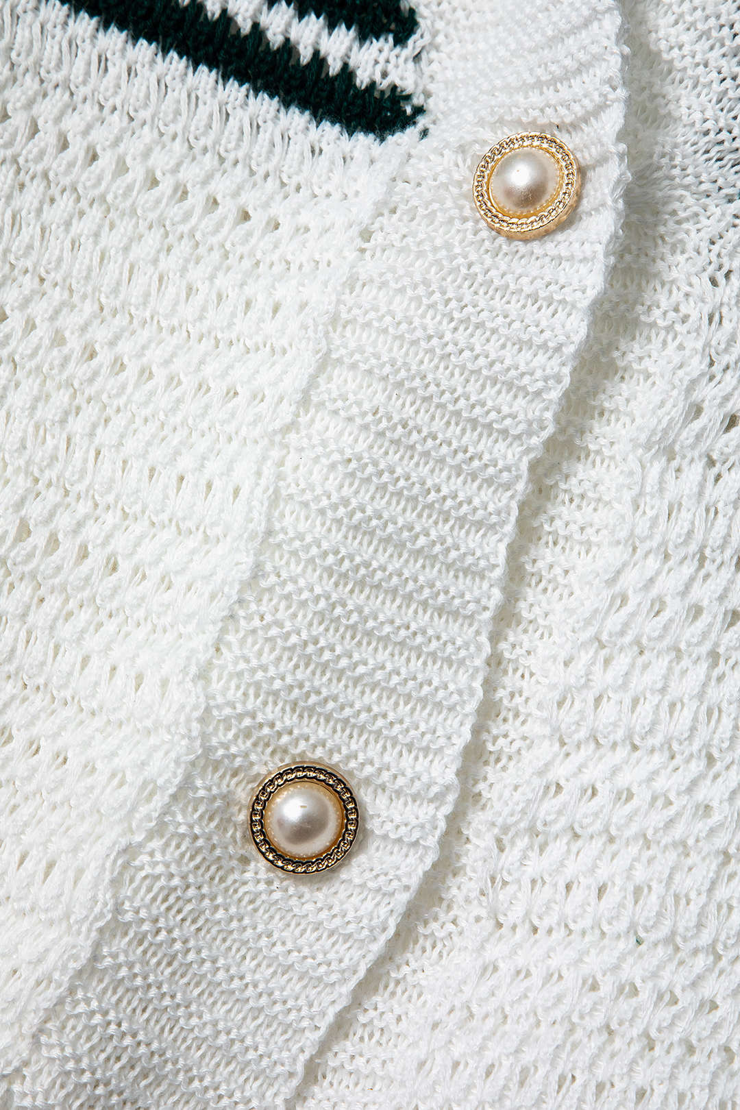 Kontrast Kroşe Kısa Kollu Üst