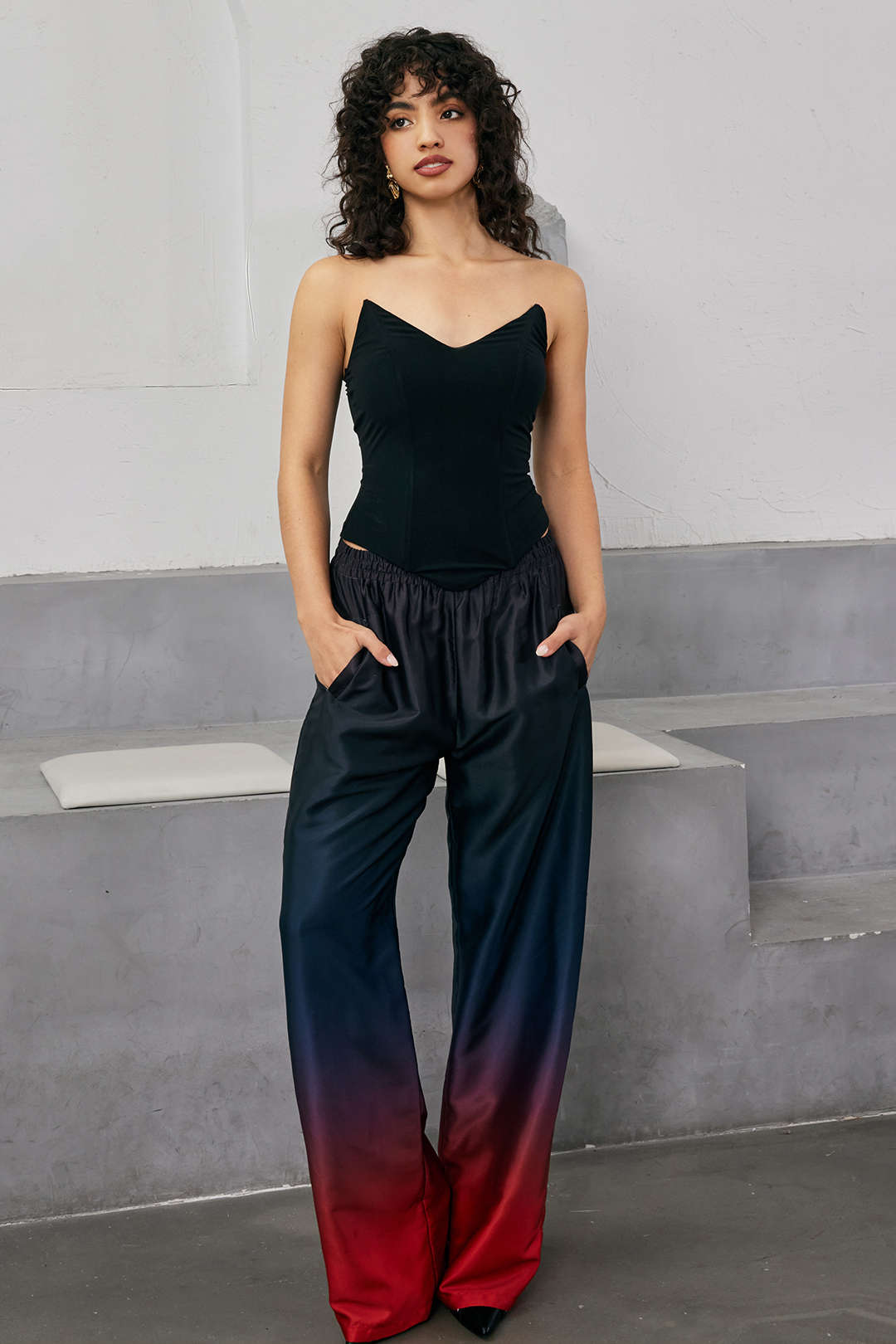 V Yaka Sıfır Kol Bluz