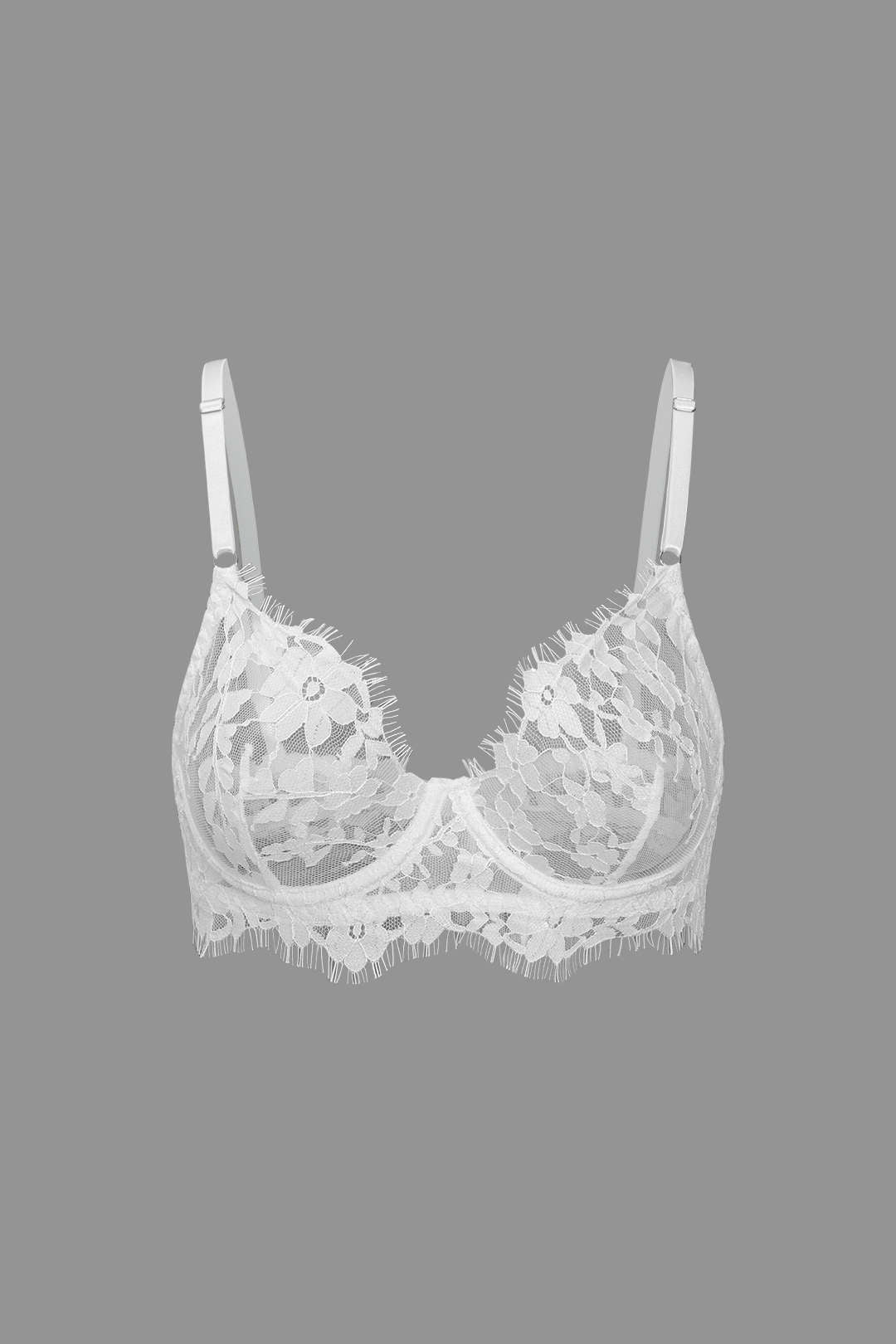 Dantel Şeffaf Jartiyer Takımı