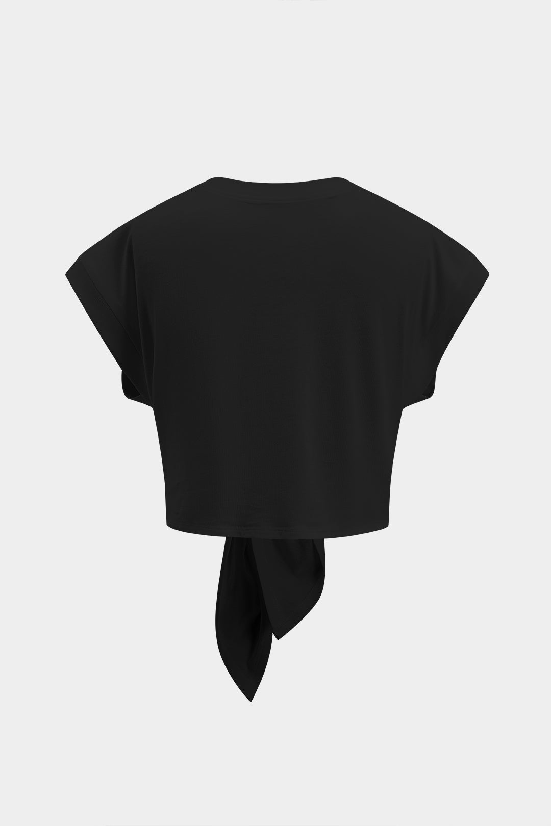 Kabarık Bağlama Detaylı T-Shirt