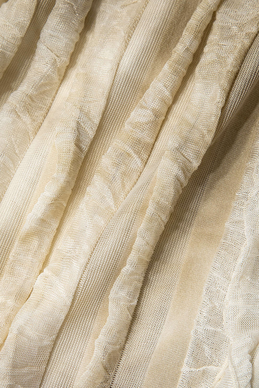 Şeffaf Volanlı Doku Halter Sırt Açık Maxi Elbise