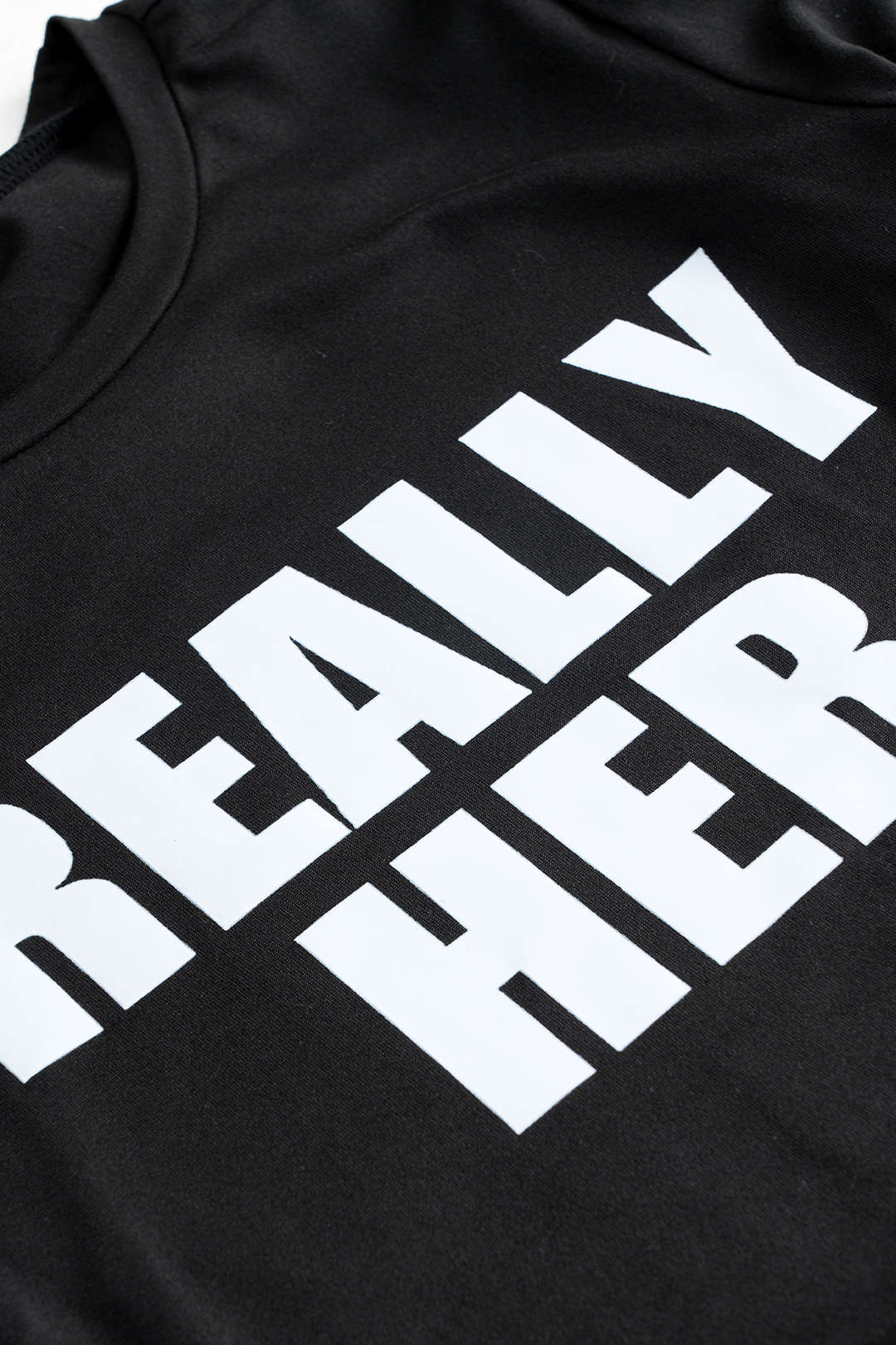 Yazı Baskılı Yuvarlak Yaka Kısa Kol Tişört