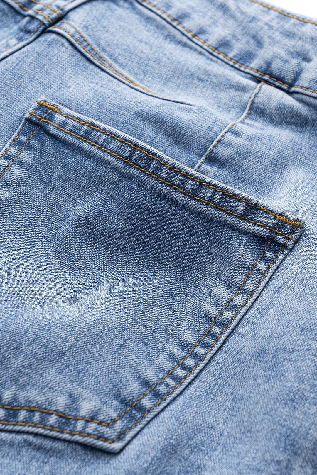 Denim Buton Cepli Geniş Paça Barrel Kot Pantolon