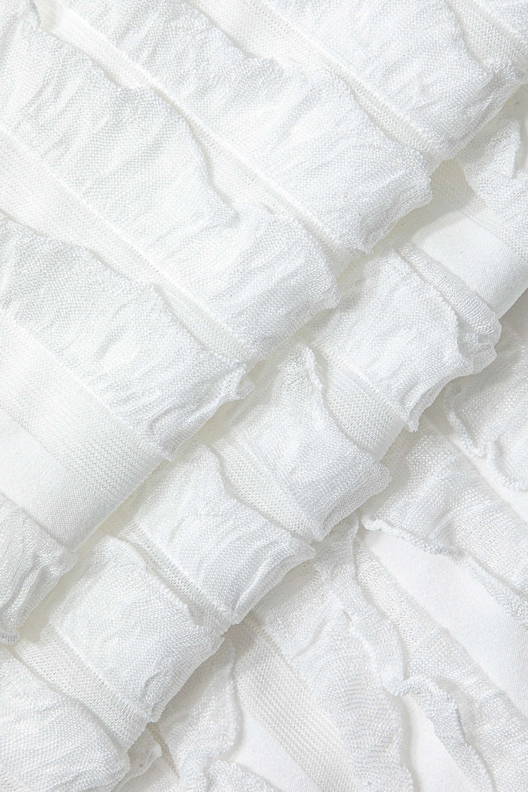 Şeffaf Volanlı Doku Halter Sırt Açık Maxi Elbise