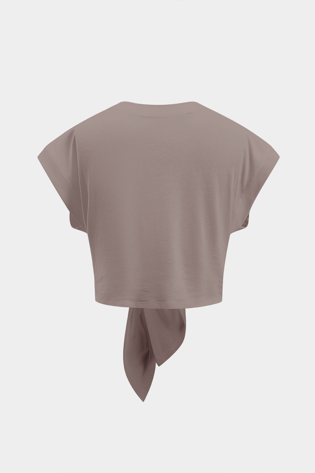 Kabarık Bağlama Detaylı T-Shirt