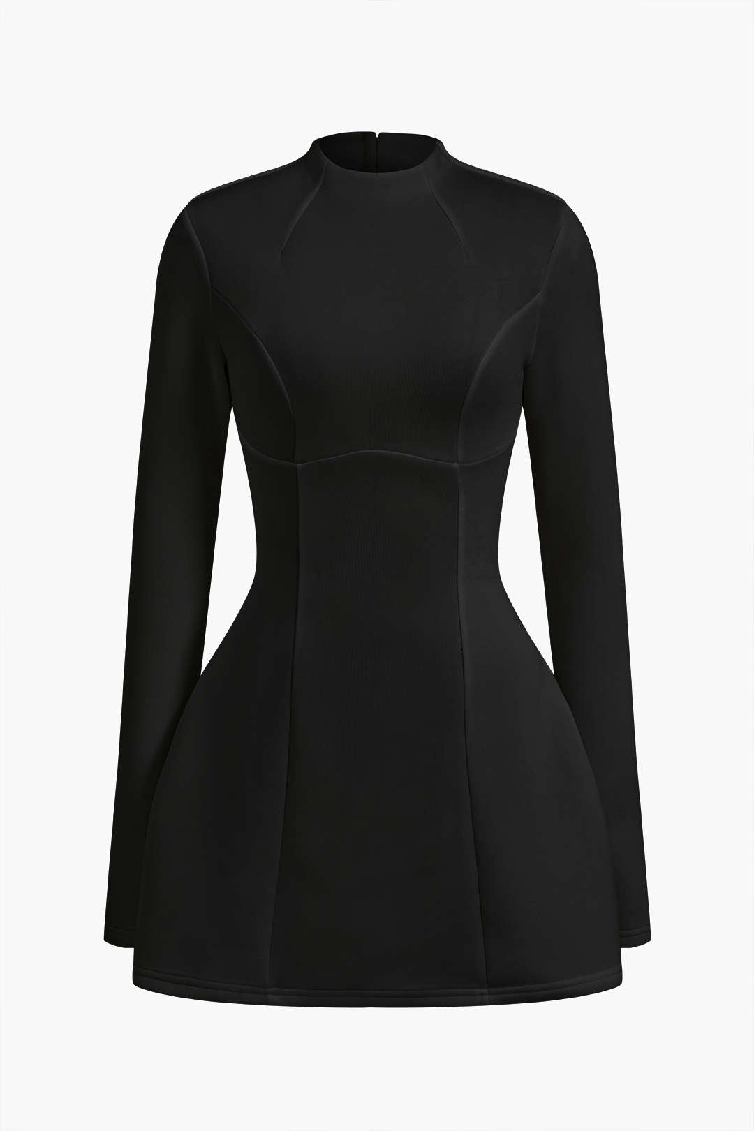 Sırt Dekolteli Mini Elbise