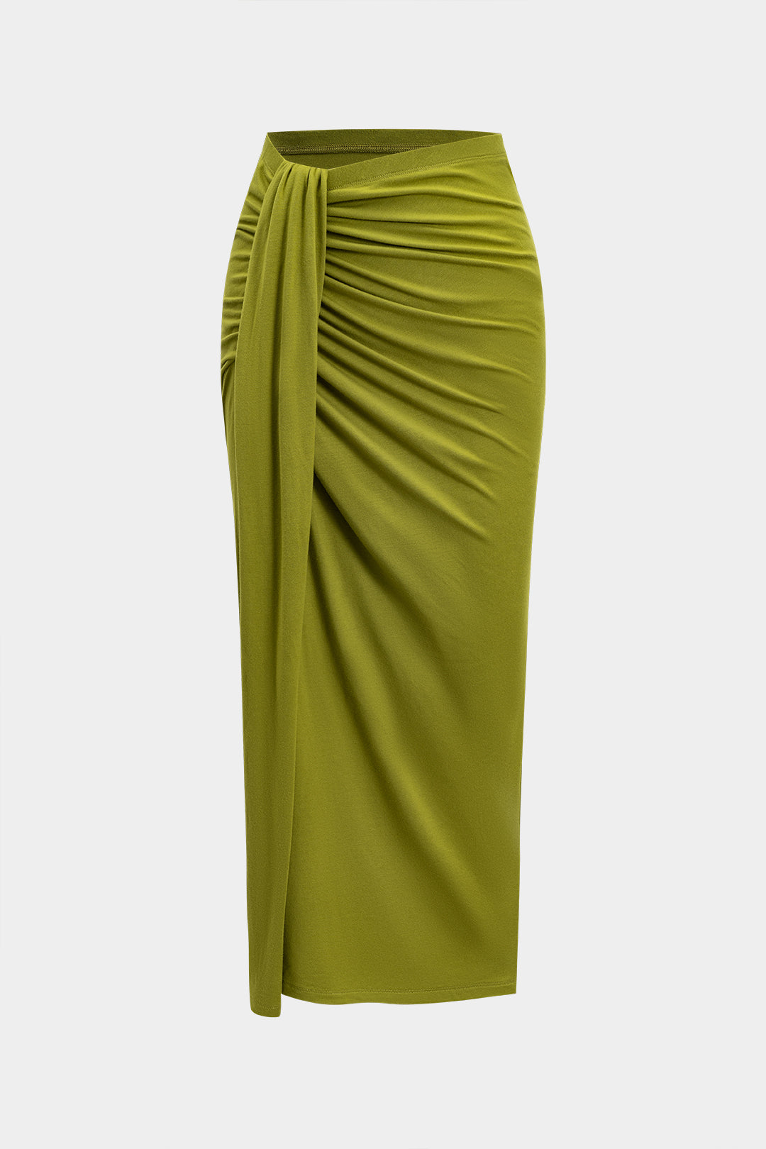 Tank Top Ve Büzgülü Düğüm Etek Seti