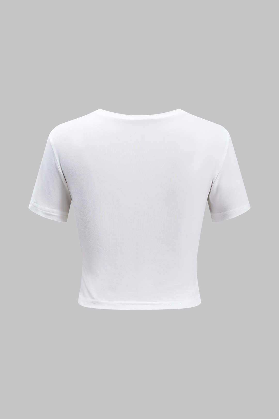 Yazı Baskılı Yuvarlak Yaka Kısa Kol Tişört