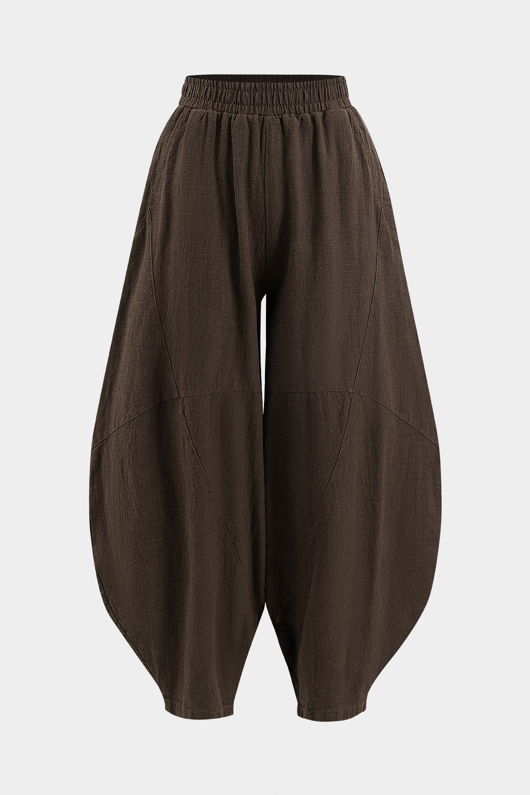 Fırfırlı Cepli Geniş Paça Varil Pantolonlar