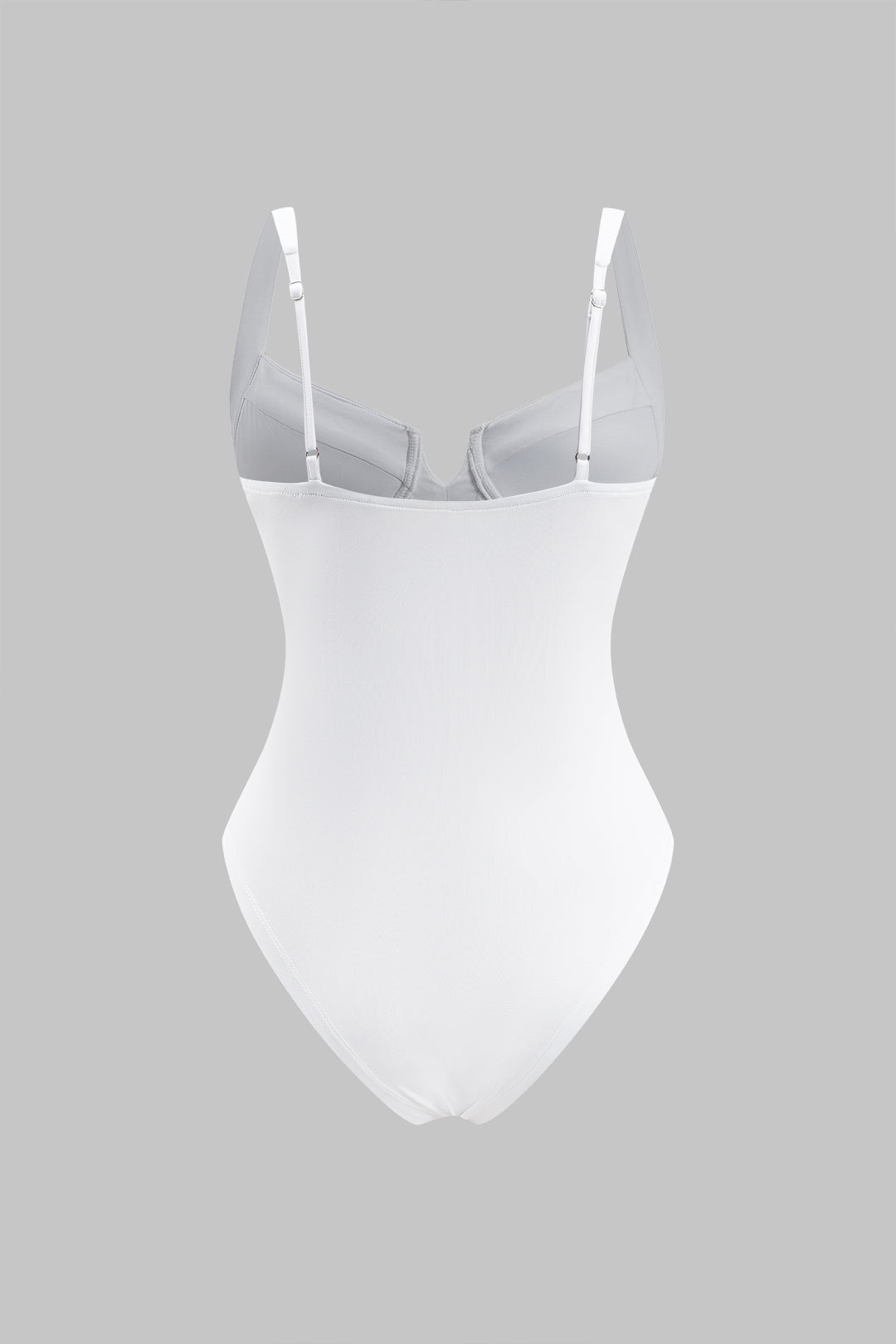 Düz Bustier Kolsuz Bodysuit