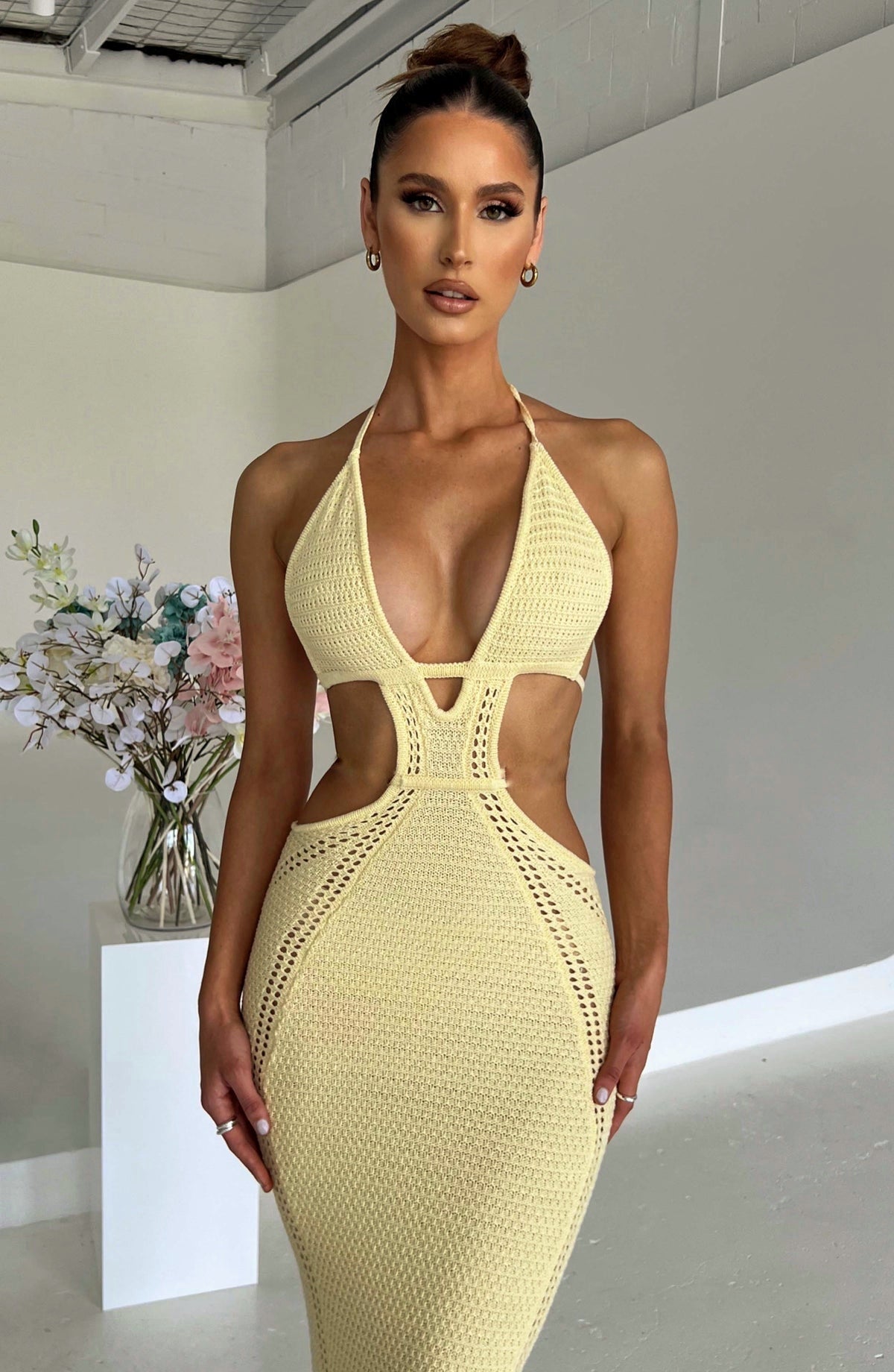 Olyssa Lemontini Elbise