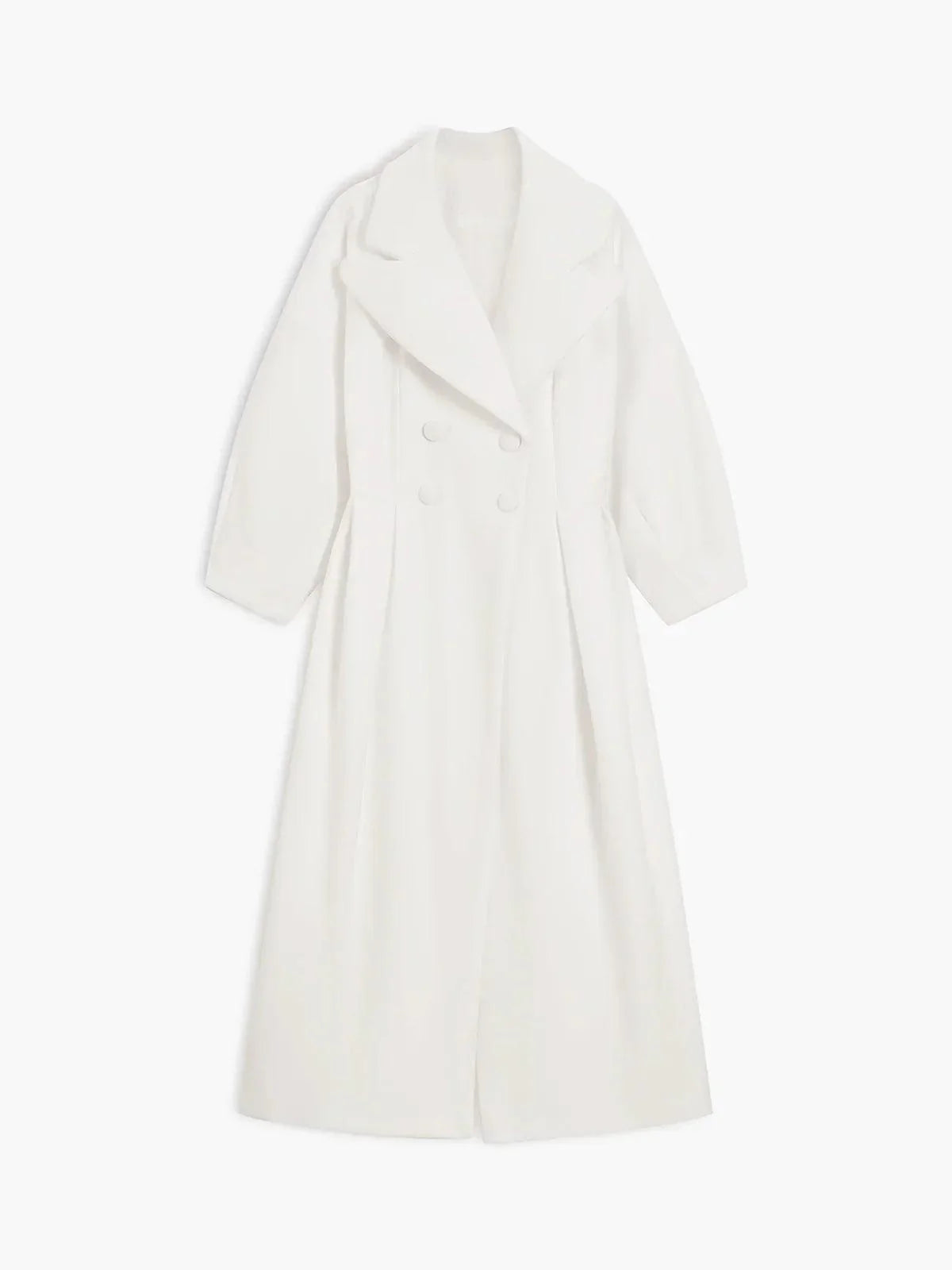 Aurora Şıklığı Uzun Kaşe Kaban