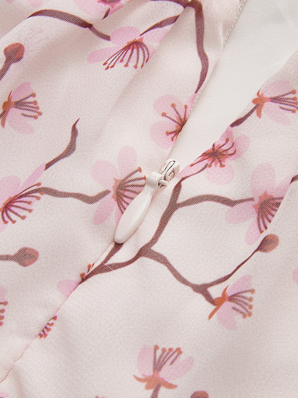 Olyssa Sırtı Açık Fırfırlı Şifon Midi Elbise