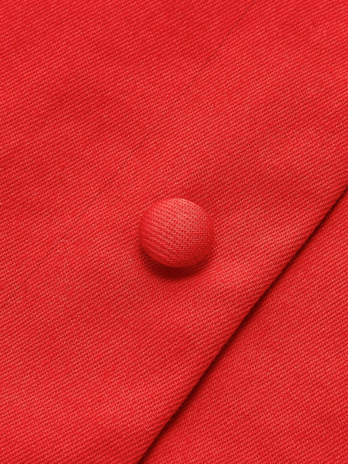 Olyssa Düğme Detaylı Mini Elbise