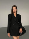 Siyah Elegance Oversize Blazer