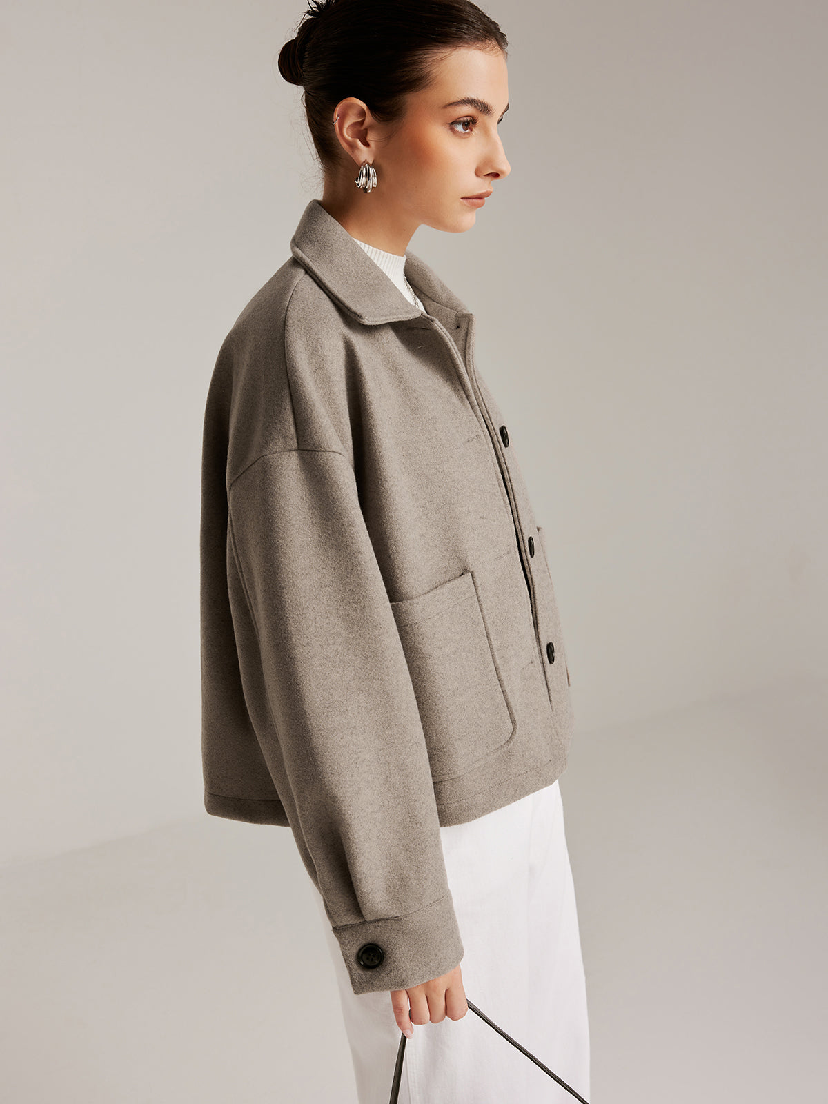 Göğüslü Vardiyalı Polo Ceket