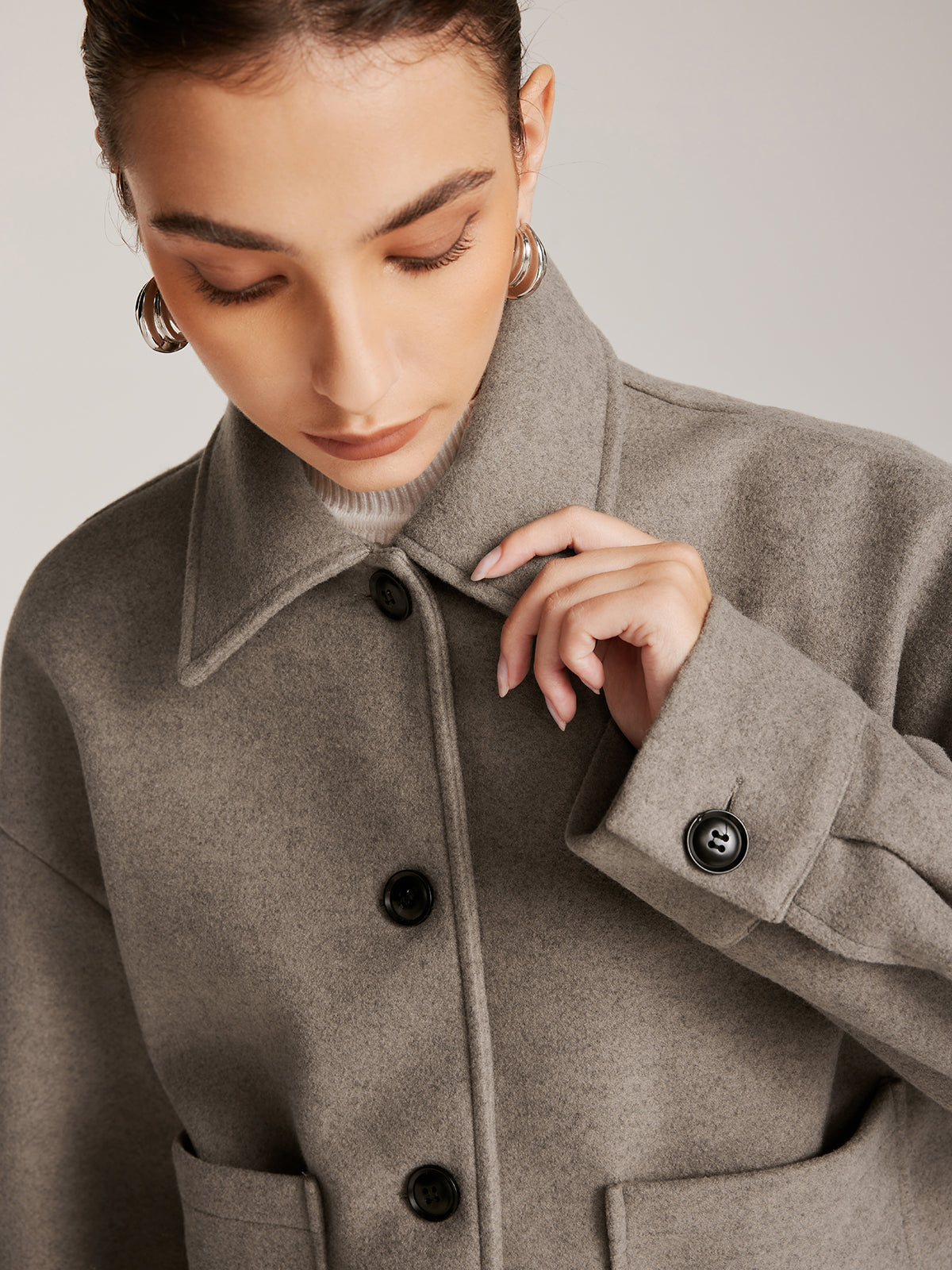 Göğüslü Vardiyalı Polo Ceket