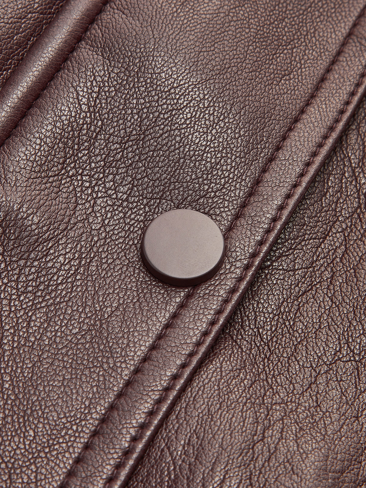 Polar Astarlı Suni Deri Fermuarlı Kaban