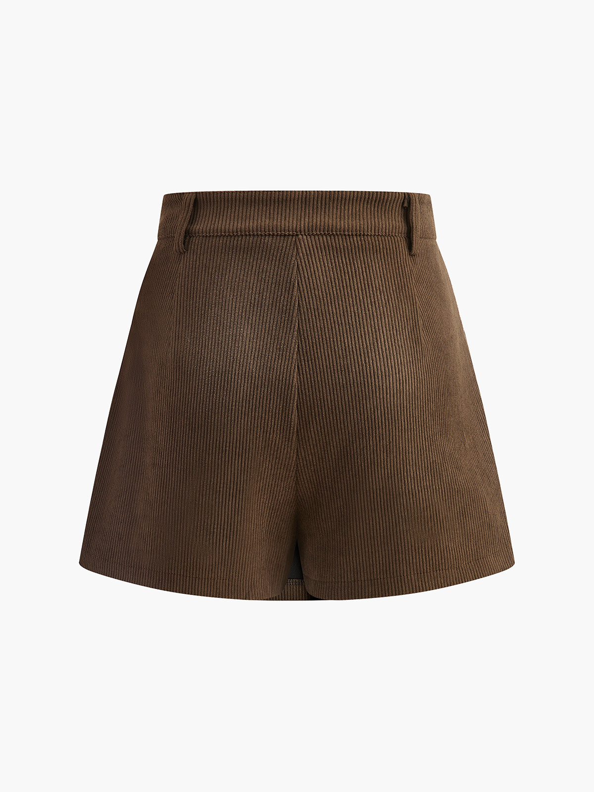Kadife Cepli Kuşaklı Skort