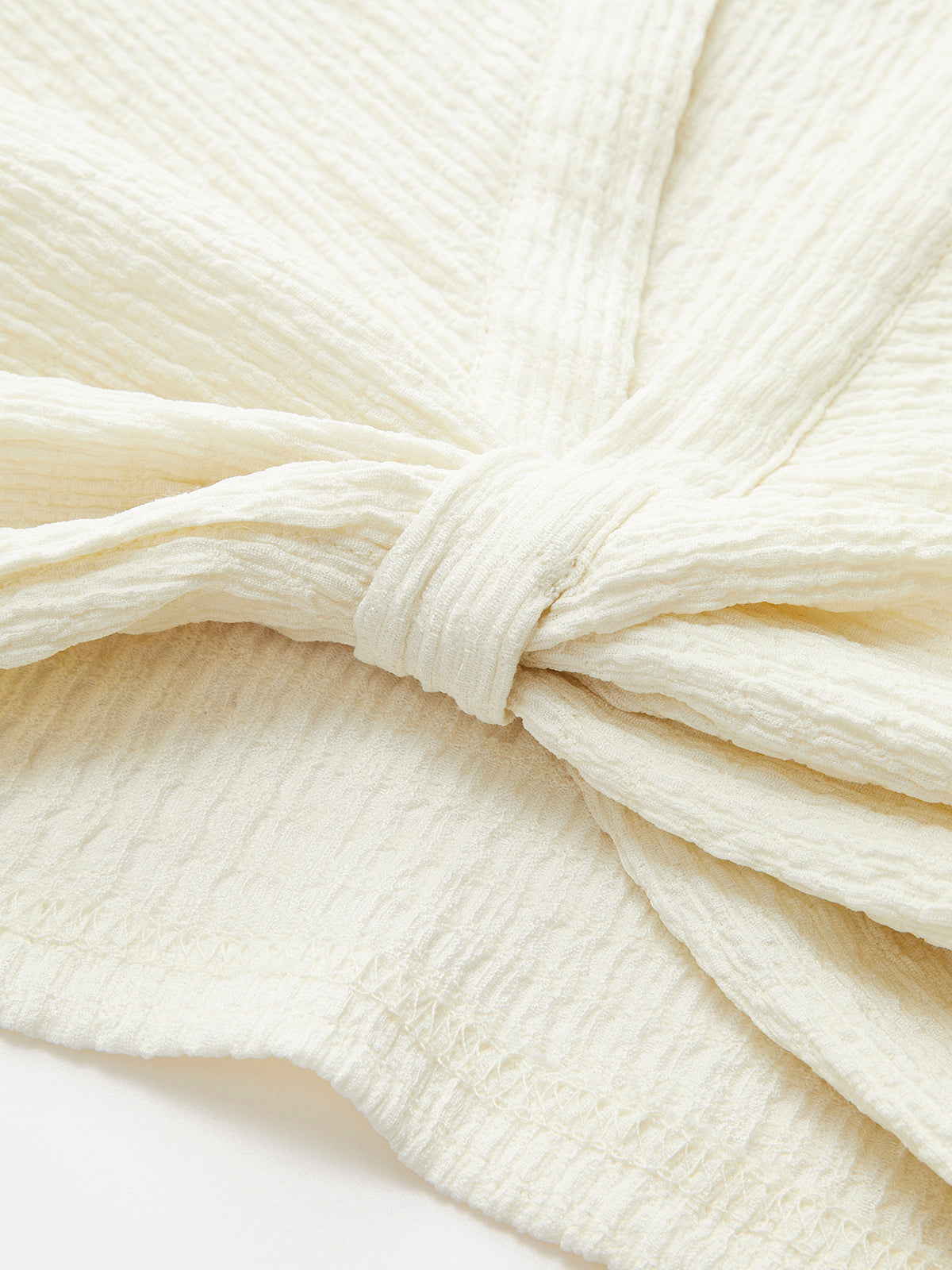 V Yaka Bağlamalı Kolsuz Bluz