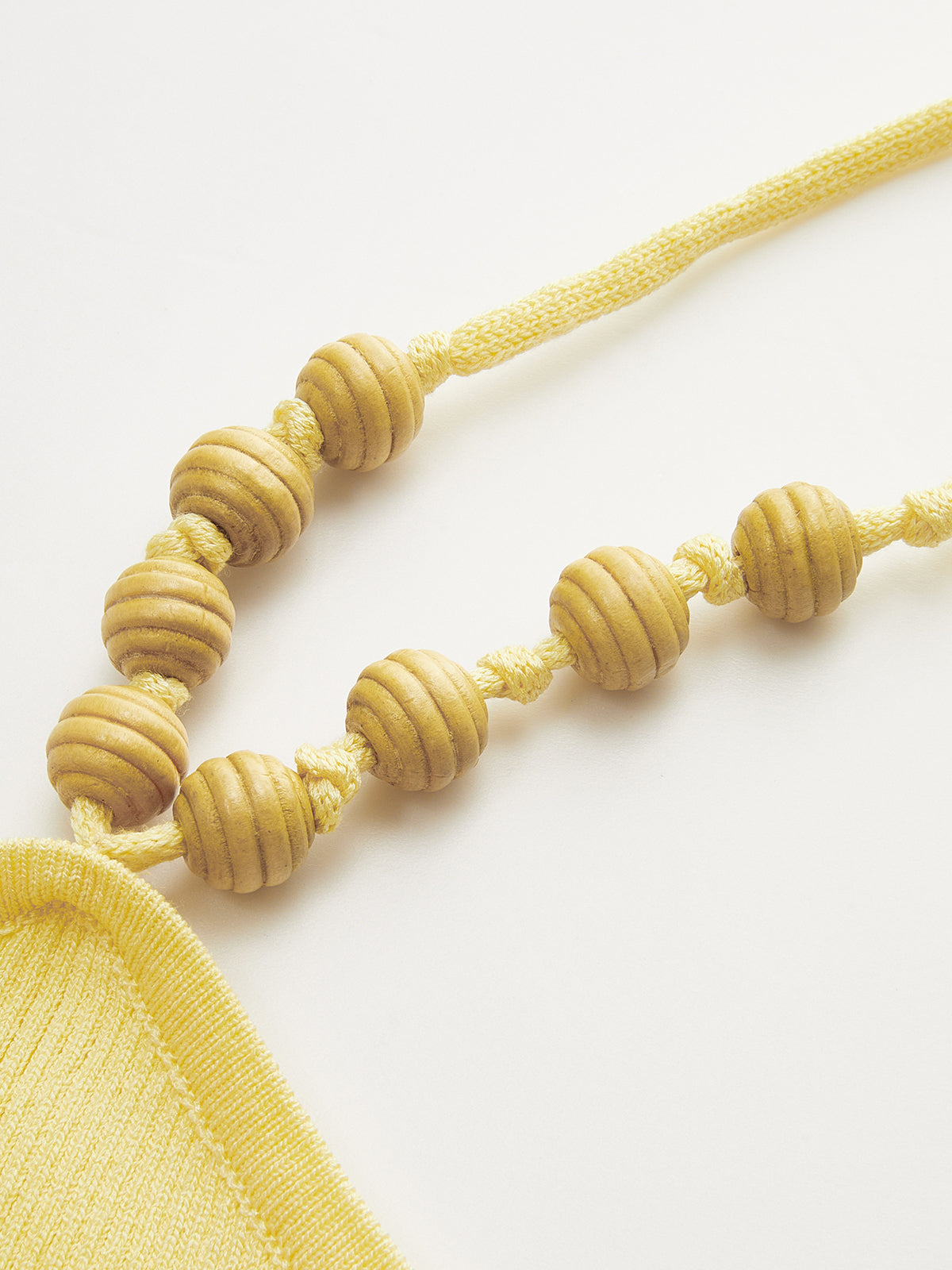 Nervürlü Örgü Halter Crop Top