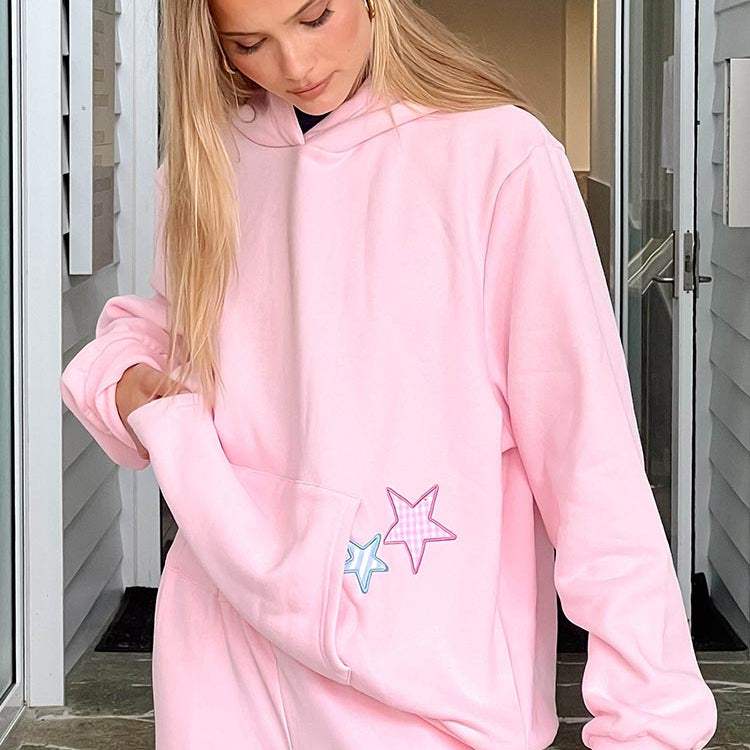 Beginning Pink Star Hoodie