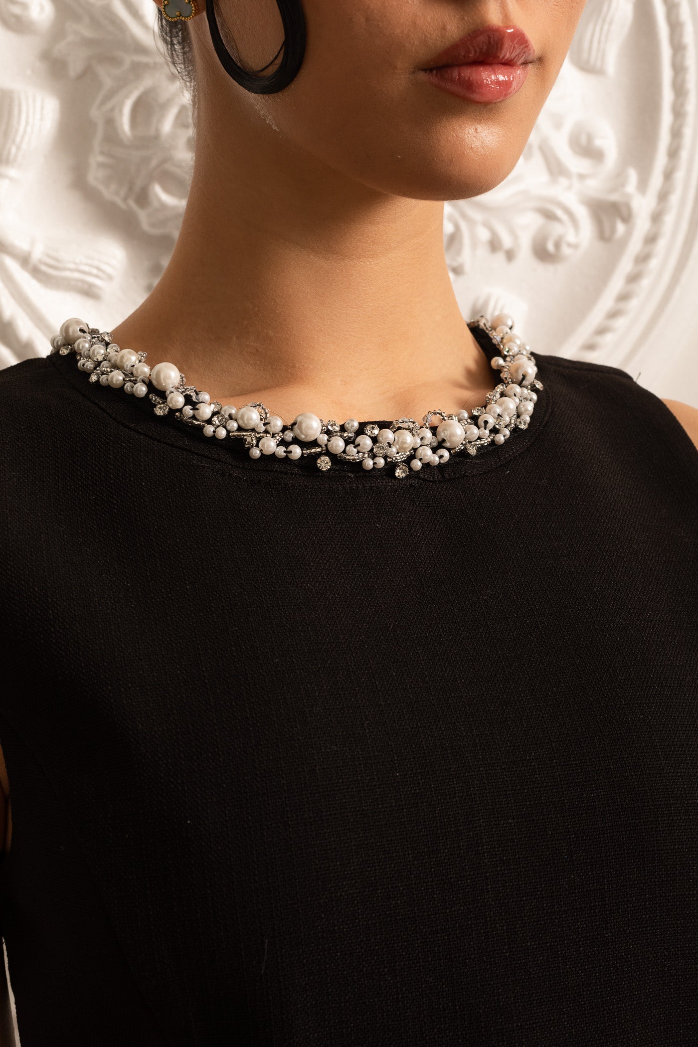 Olyssa Siyah Mira Mini Elbise