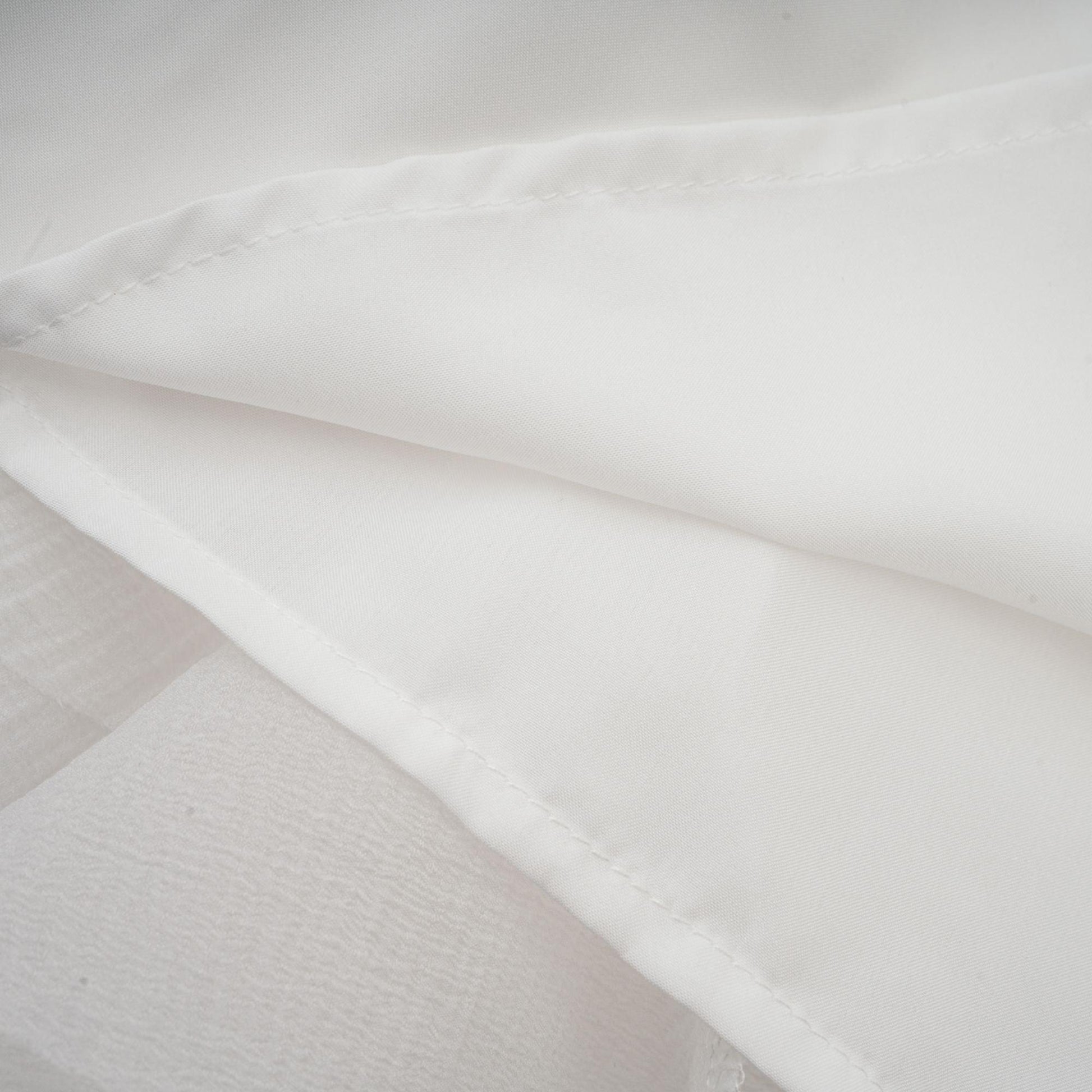 Olyssa Aurora Fırfır Detaylı Beyaz Mini Elbise