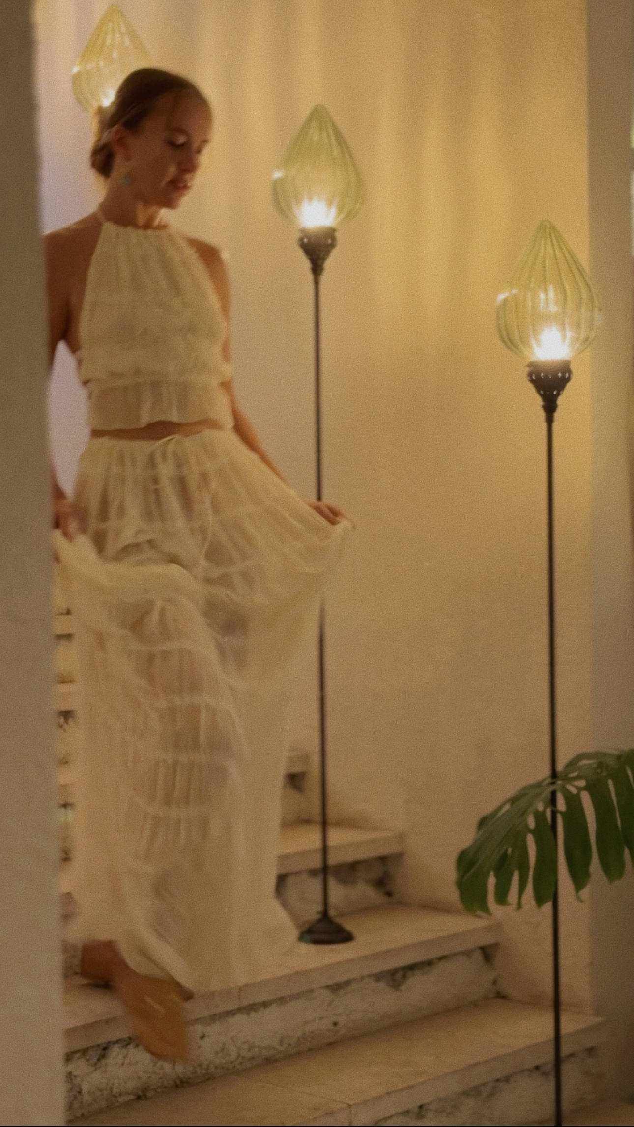 Olyssa Écru Breeze İki Parça Set