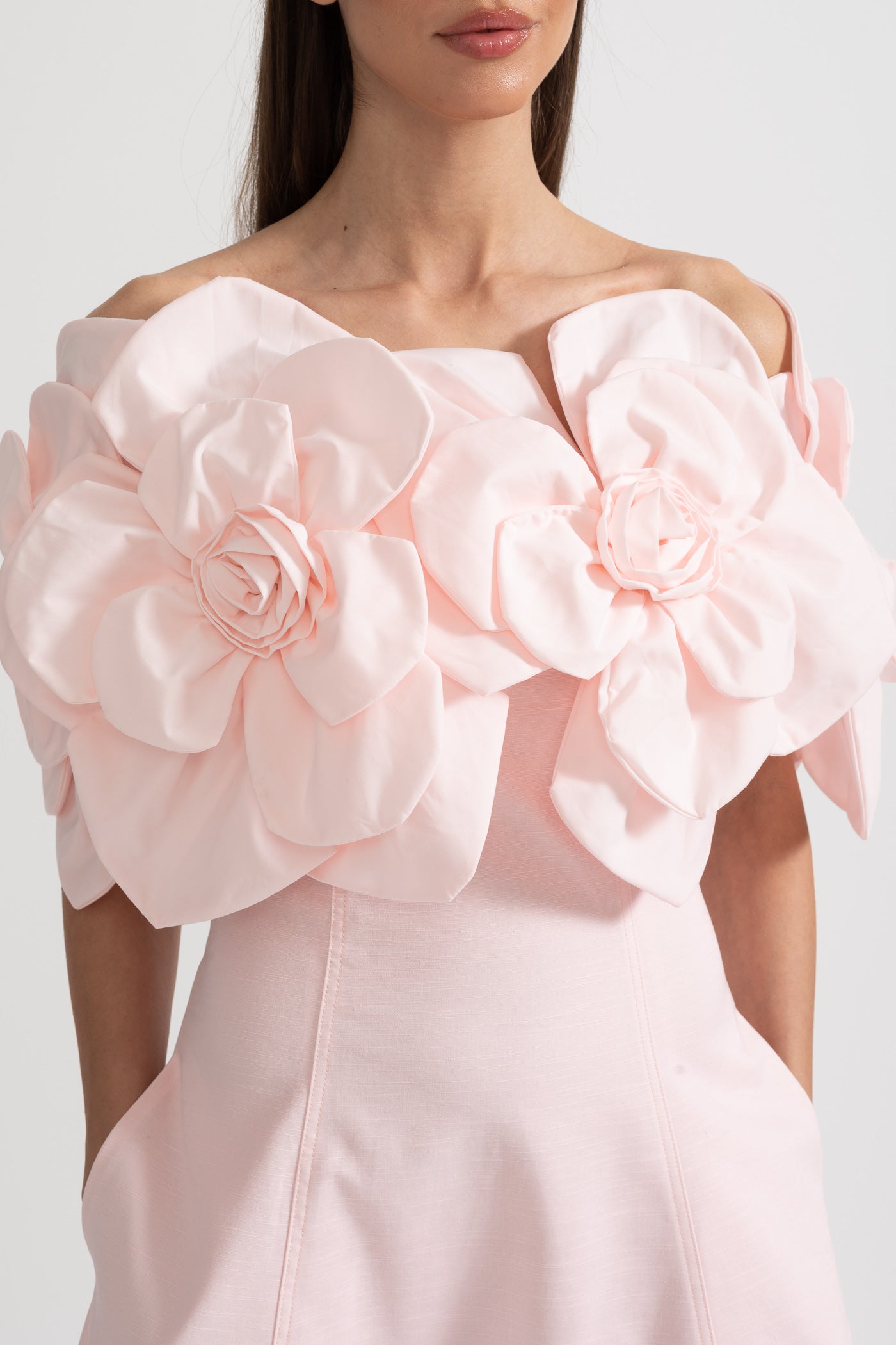 Olyssa Çiçek Desenli Midi Elbise