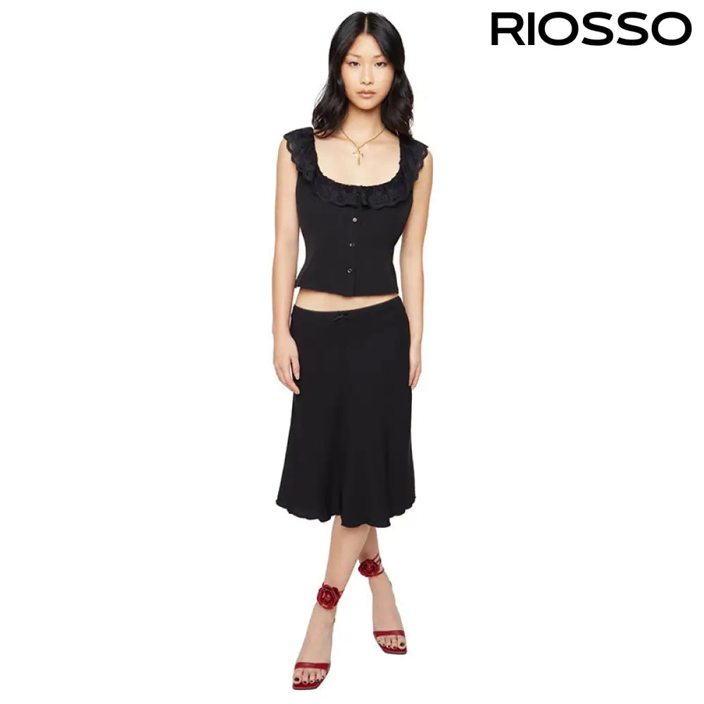 Louise Saten Midi Etek Takımı