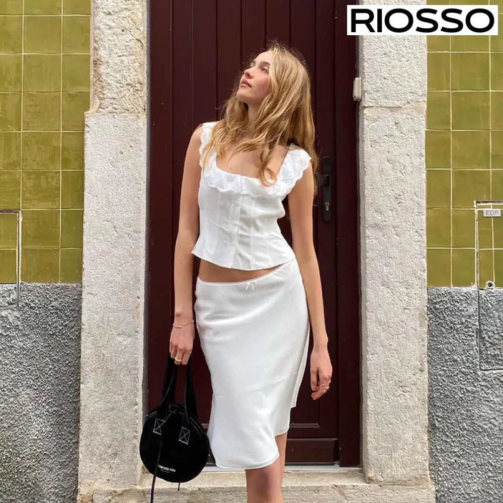 Louise Saten Midi Etek Takımı