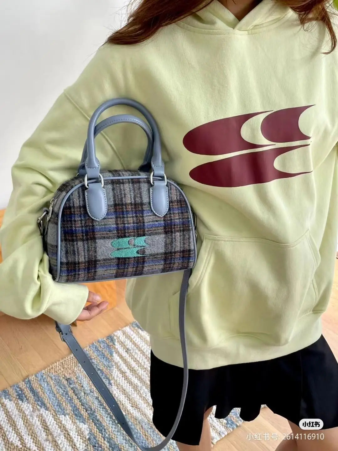 Sonbahar Keçe Boston Kadın Çantası