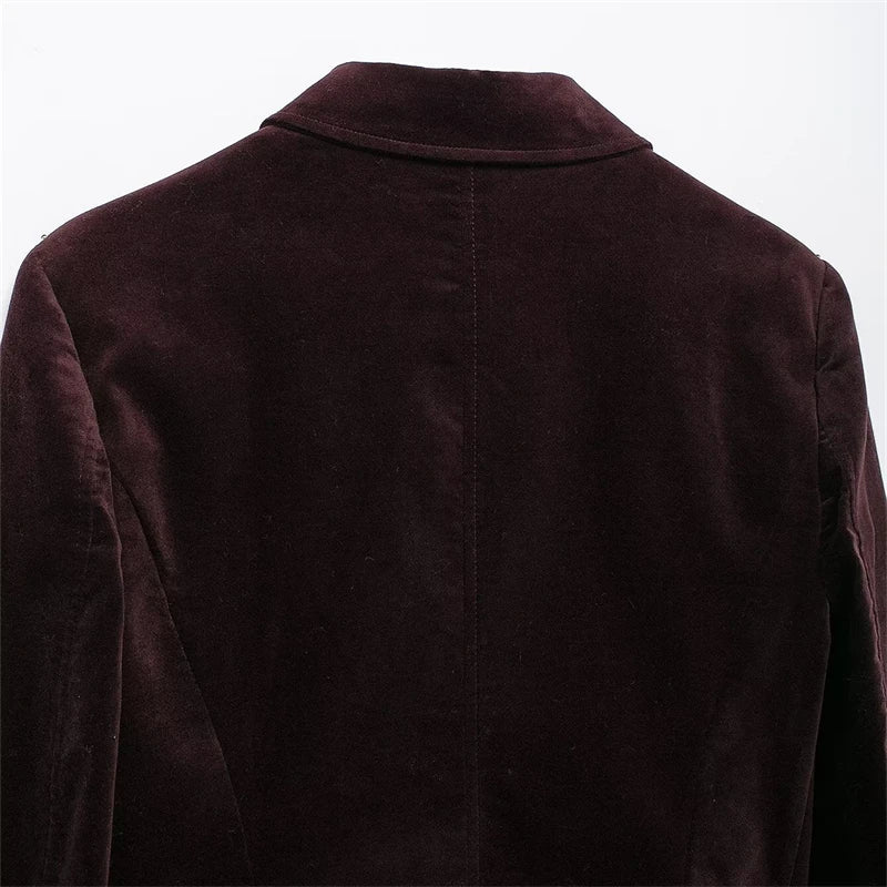 Krokodil  Kadife Üst Ceket