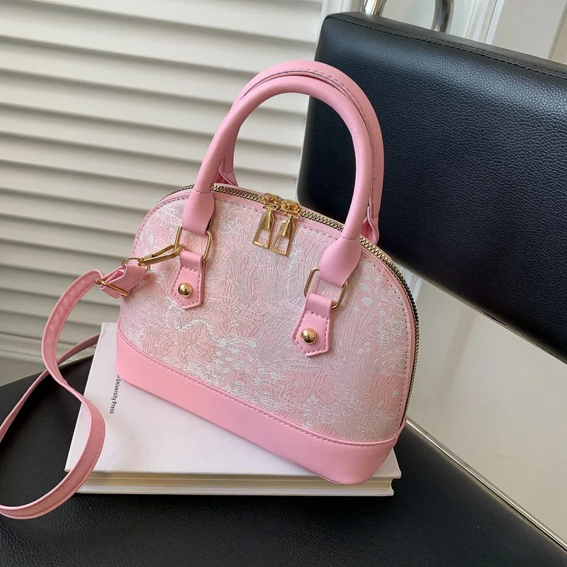 Paris Elegance Desenli Mini Çanta