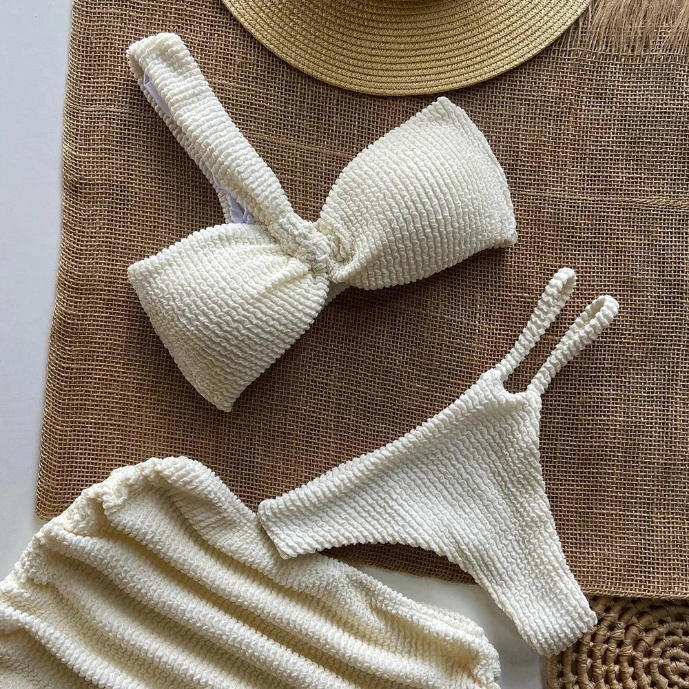 The Angel Brazilian Örgü Bikini Takımı