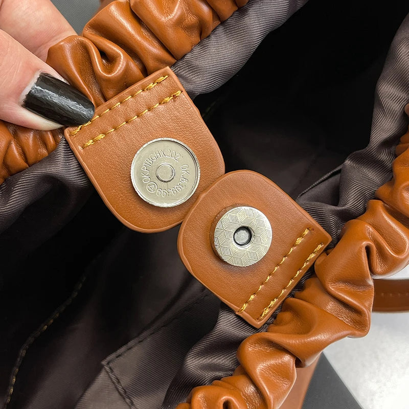 Luxe PU City Tote Çanta
