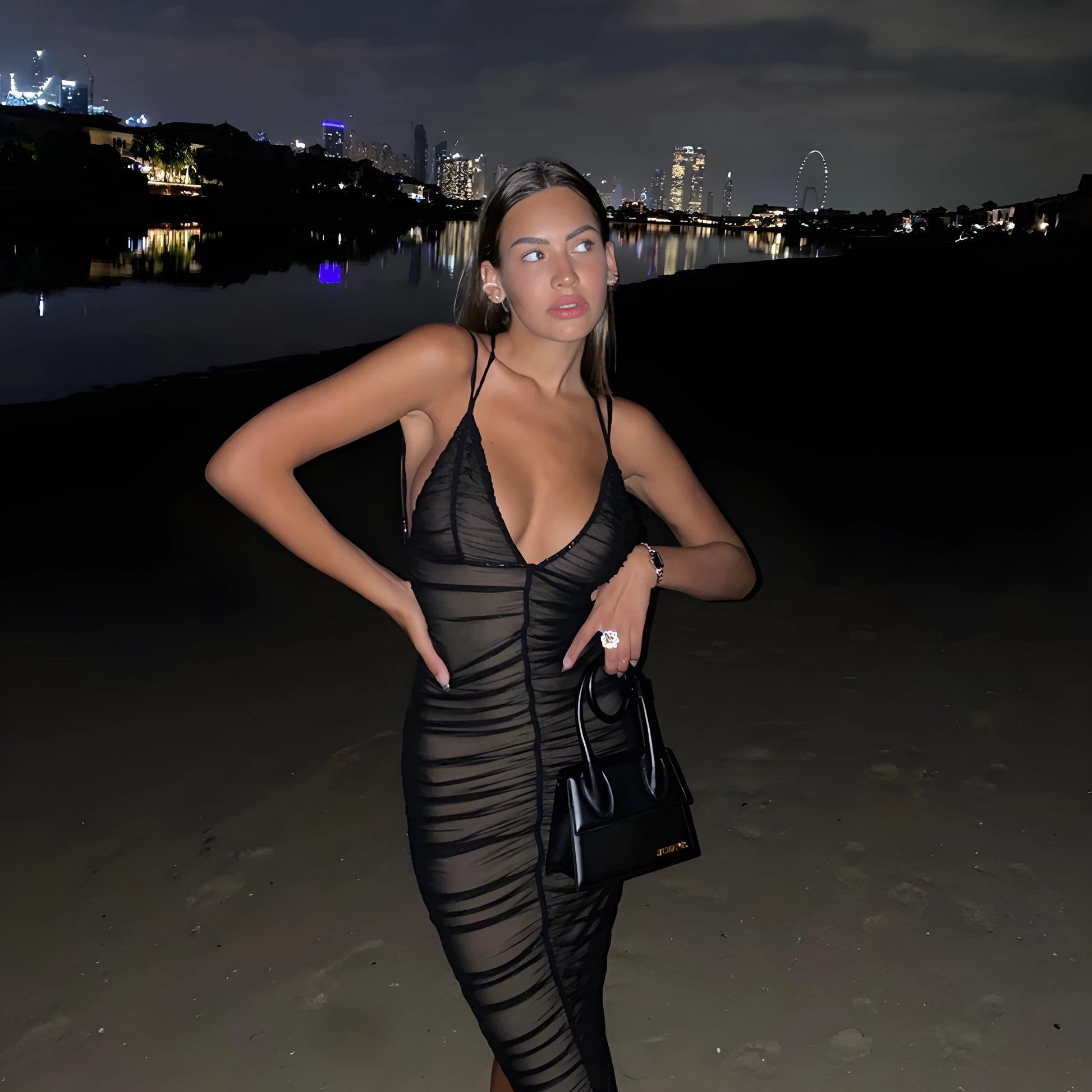 Olyssa Eclipse Glow Elbise