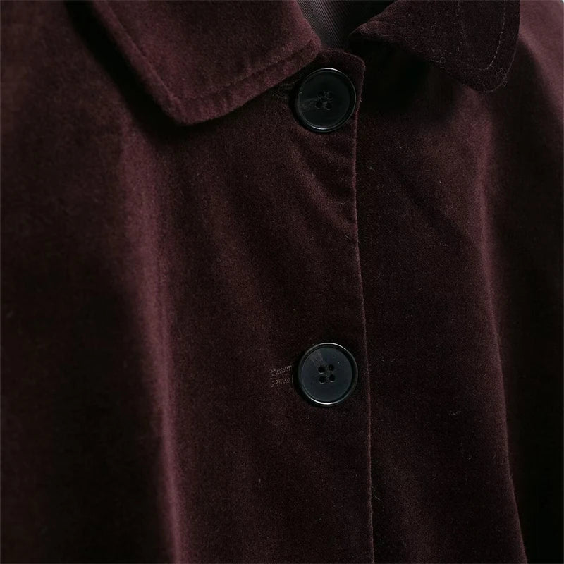 Krokodil  Kadife Üst Ceket