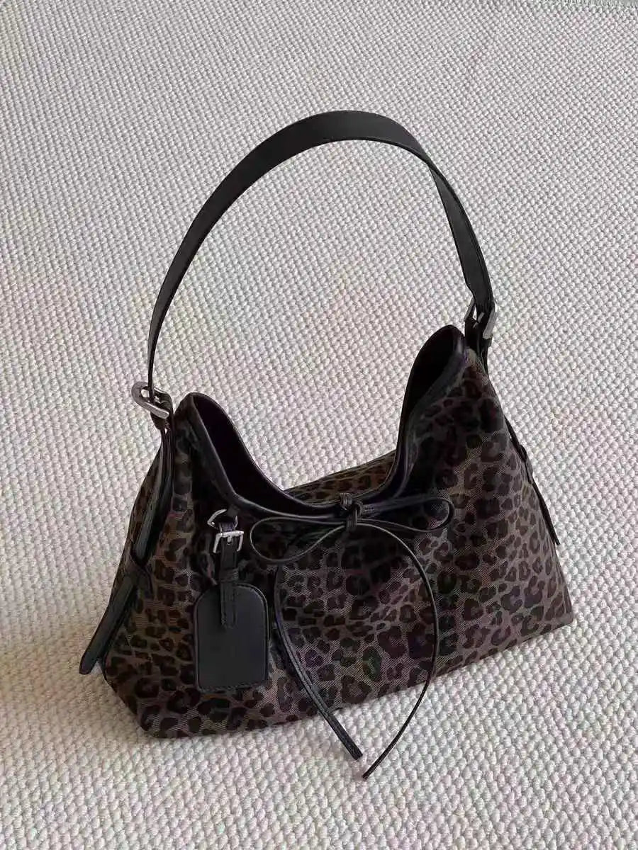 Leopar Desenli Omuz Çantası