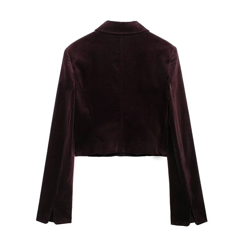 Krokodil  Kadife Üst Ceket