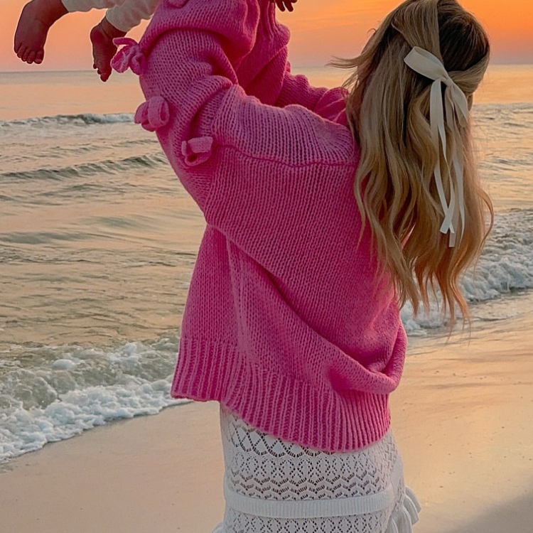 Short and Sweet Pink Knit Jumper